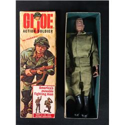 1964 G.I JOE BLACK ACTION SOLDIER BY HASBRO W/ ORIGINAL BOX