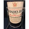 Image 2 : RARE VINTAGE HUDSON'S BAY TEXAS MICKEY SCOTCH WHISKEY BOTTLE