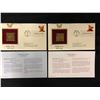 Image 1 : 24KT GOLD REPLICA STAMP FIRST DAY COVERS WITH INSERTS LOT