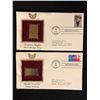 Image 1 : 24KT GOLD REPLICA STAMP FIRST DAY COVERS WITH INSERTS LOT