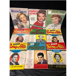 VINTAGE MUSIC/ MOVIE MAGAZINE LOT