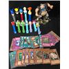 Image 1 : TOYS & HOBBIES LOT (YUGIOH CARDS/ PEZ DISPENSERS...)