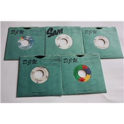 5 45 RPM Records