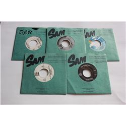 5 45 RPM Records