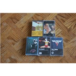 5 Cassette Tapes