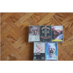 5 Cassette Tapes