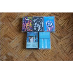 5 Cassette Tapes