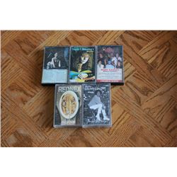 5 Cassette Tapes