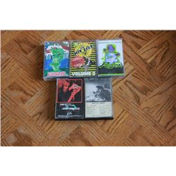 5 Cassette Tapes