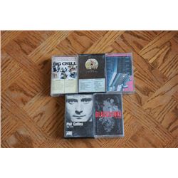 5 Cassette Tapes