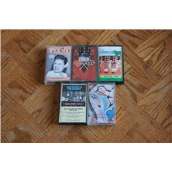 5 Cassette Tapes