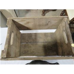 WOODEN POP CRATE SCHWEPPE'S