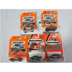 LOT OF 5 MATCH BOX TOYS