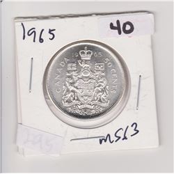 1965 CNDN 50 CENT PIECE