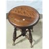 Image 1 : VINTAGE PIANO STOOL, SWIVEL SEAT, CLAW FEET