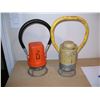 Image 1 : 2 VINTAGE CN CONDUCTOR LAMPS