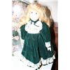 Image 2 : KEEPSAKE MEMORIES PORCELAIN DOLLS - ONE IN BOX AND TWO WITH STANDS