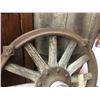 Image 3 : ESSEX MOTORS WOODEN CAR WHEEL W/DUST HUB CAP