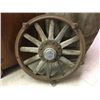 Image 6 : ESSEX MOTORS WOODEN CAR WHEEL W/DUST HUB CAP