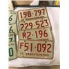 Image 2 : 15 - 1970s ASSORTED LICENCE PLATES