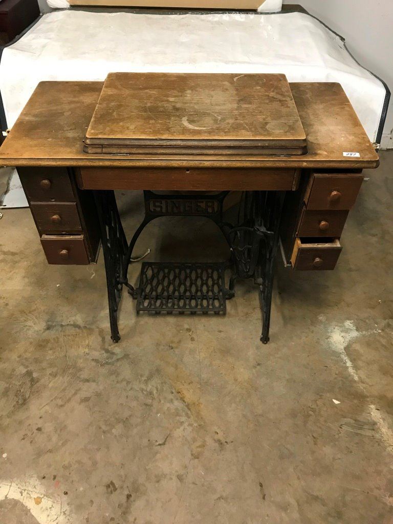 Treadle Sewing Machine Singer 6 Drawer Working Order Antique 6 Drawer Singer Sewing Machine