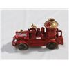 Image 1 : ANTIQUE CAST IRON 31 FIRE ENGINE W/DRIVER 8" L