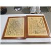 Image 1 : PR. OF FRAMED MAPS, 1663 EUROPE, 1682 NEW BELGIUM, BEAUTIFULLY FRAMED IN NEW YORK