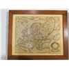 Image 3 : PR. OF FRAMED MAPS, 1663 EUROPE, 1682 NEW BELGIUM, BEAUTIFULLY FRAMED IN NEW YORK