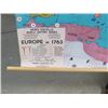 Image 2 : WALL MAP OF EUROPE IN 1763 APPROX 56X46