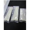Image 1 : 3 New packs of Cable/Zipties / 2 packs of 8" & 1 pack 6" / 100 per pack