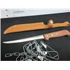 Image 2 : New J.M Super fish Fillet Knife and 2 fish chains