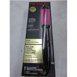 New Revlon 1" Silicone Bristle Brush long lasting volume