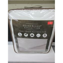 New Twin Grand Resort Cool touch Mattress Pad
