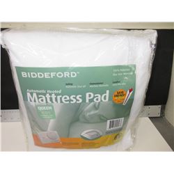 New Biddford Automatic Heated QUEEN Mattress Pad/ 2 controllers