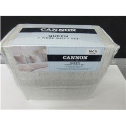 New QUEEN 4 piece Sheet Set 100% cotton