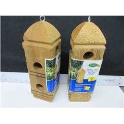 2 New Scotts Woodpecker Suetplug Feeders