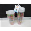 Image 1 : 2 New Tervis Insulated Water Bottle & Glass / 25.99 tags each