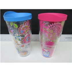 2 New Tervis Insulated Glasses/Mug / 24.99 tags each