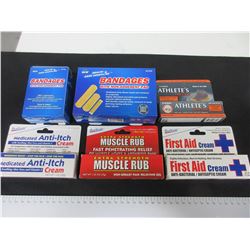 New First Aid Bundle / Bandages , first aid cream , anti itch and more