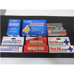 New First Aid Bundle / Bandages , first aid cream , anti itch and more