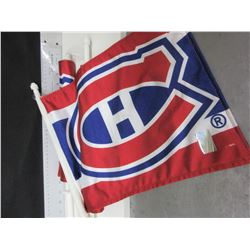 3 New Montreal Canadians Car Flags / NHL Logo