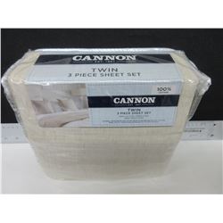 New TWIN 3 piece Sheet set 100% cotton