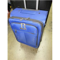 New 4 wheel spinner Carry on Luggage blue