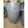 Image 1 : Large Brute 44 gallon Garbage can/container on removeable wheeled dolly