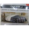 Image 1 : New Twin Down Alternative Comforter super soft extra warm reverses to sherpa