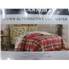 Image 1 : New Twin Down Alternative Comforter super soft extra warm reverses to sherpa