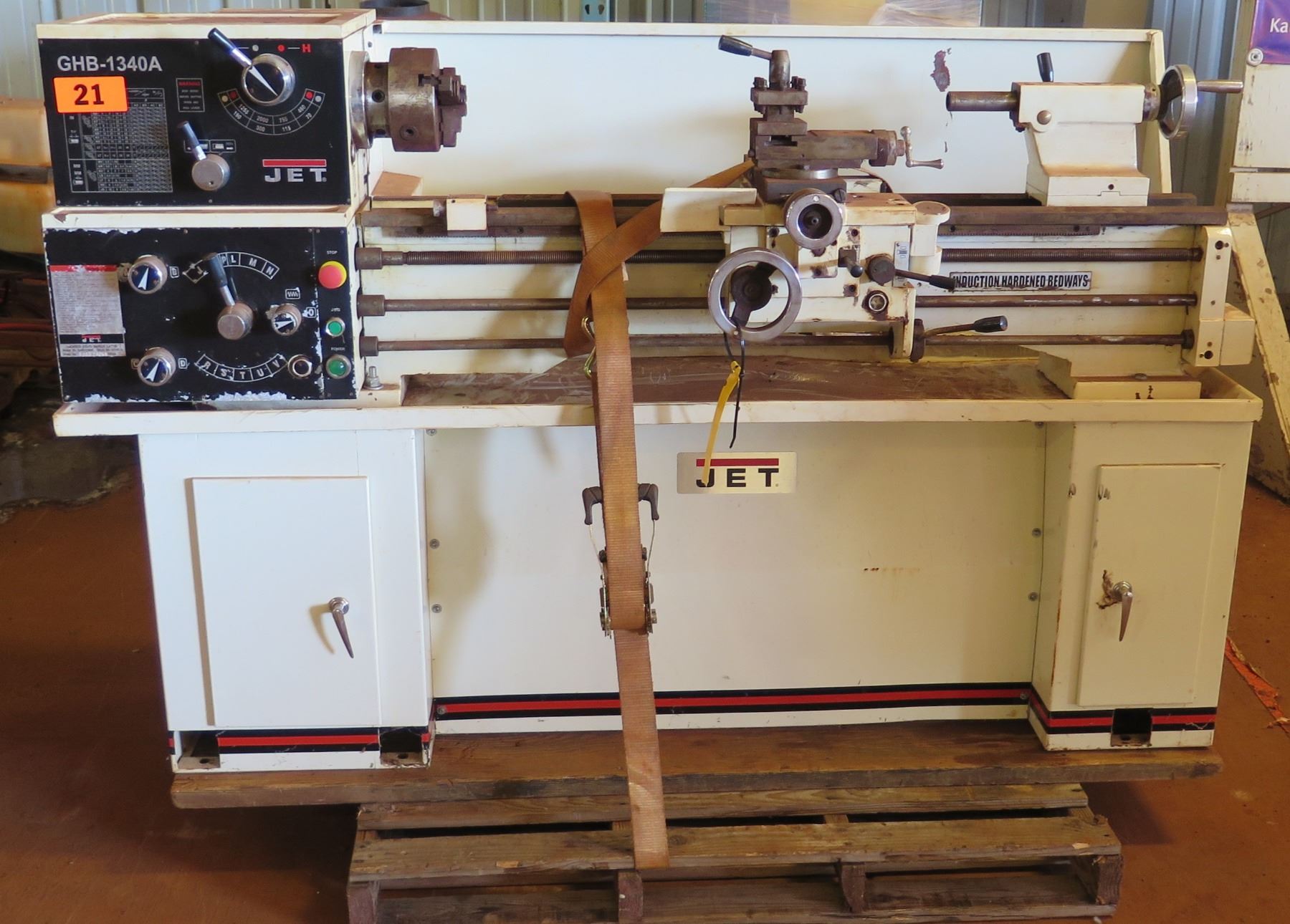Jet Ghb 1340a Geared Head Bench Lathe Oahu Auctions