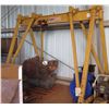 Image 1 : Spanco Portable Crane w/ 3-Ton Hoist, Part 