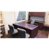 Image 2 : 4-Piece Desk Ensemble (U-Shape Cofiguration) w/ 3 Chairs  (other location, removal by appointment)