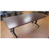 Image 2 : HON Wooden Rolling Folding Table  (other location, removal by appointment)